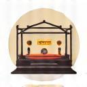 Event hosting service icon