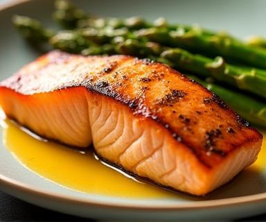 Grilled Salmon Fillet main course